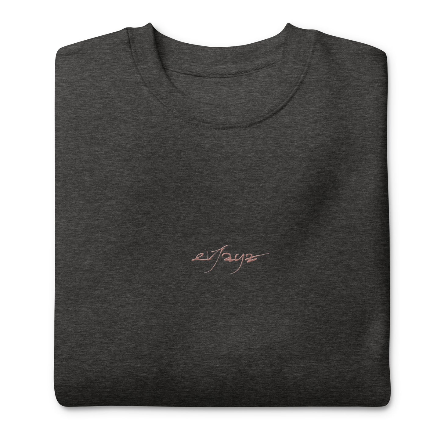 EvJayz Premium (Rose Gold Embroidered Logo) Unisex Sweatshirt