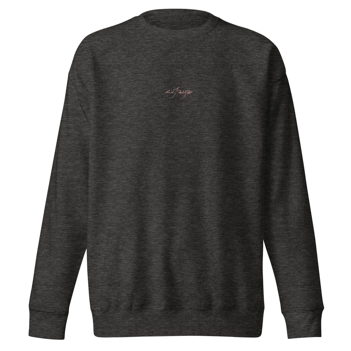 EvJayz Premium (Rose Gold Embroidered Logo) Unisex Sweatshirt