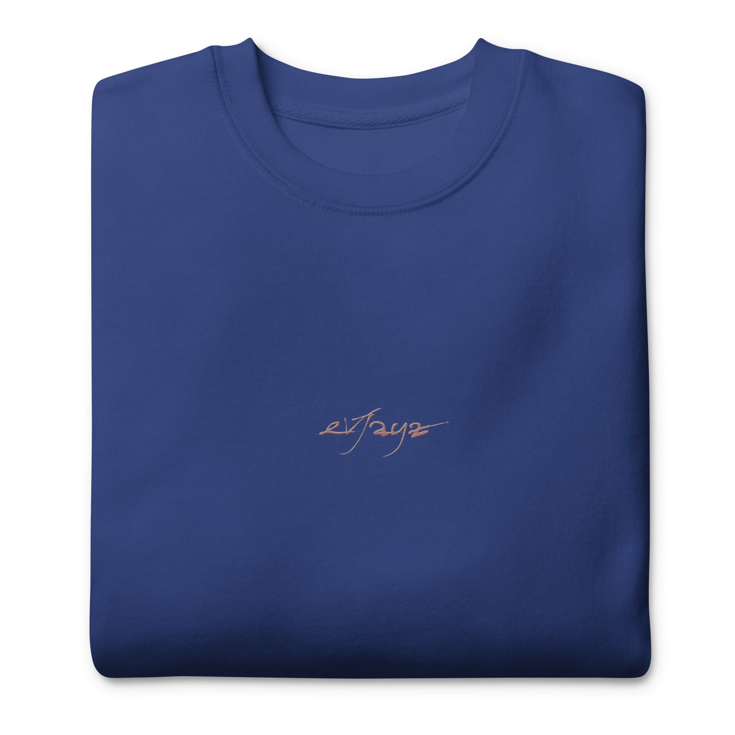 EvJayz Premium (Rose Gold Embroidered Logo) Unisex Sweatshirt